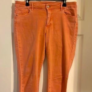 White House Black Market mid-rise crop jeans